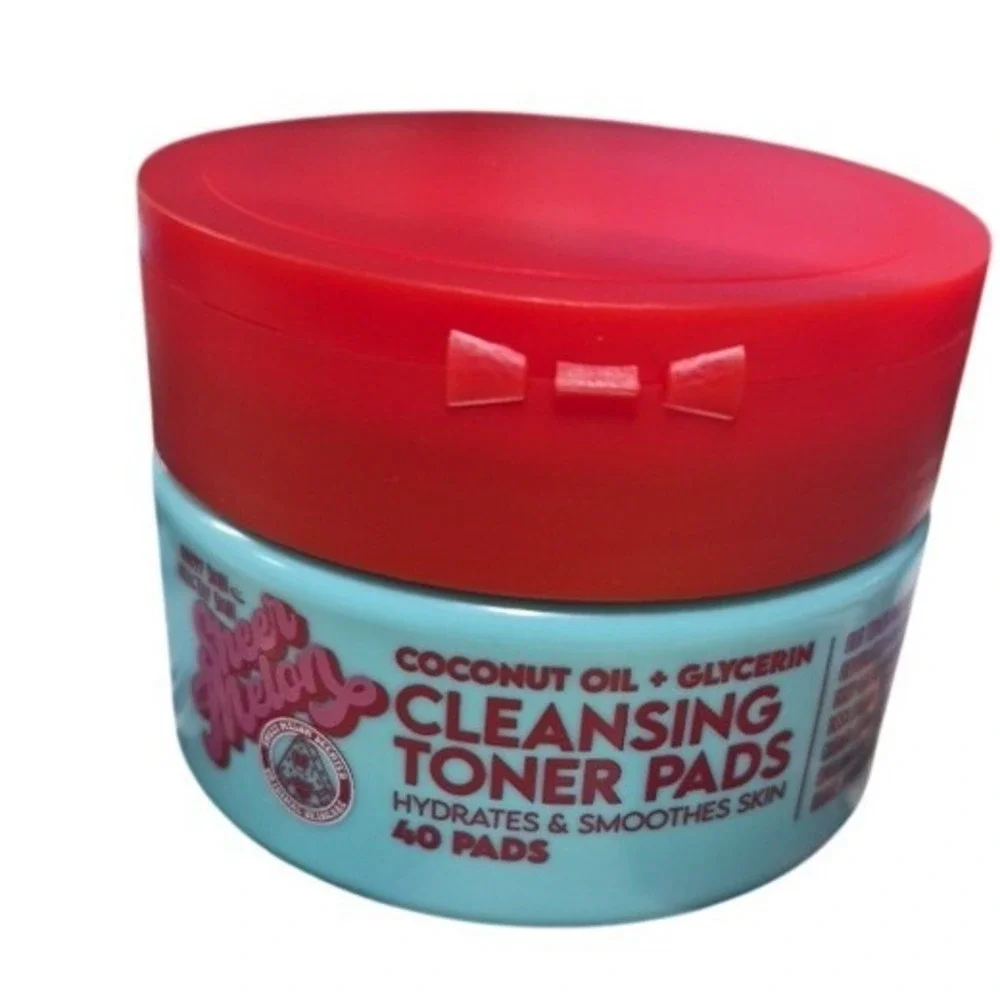 Sheer Melon Cleansing Toner Pads Coconut Oil‎ Glycerin 2 Pack 40 Pads Each New
